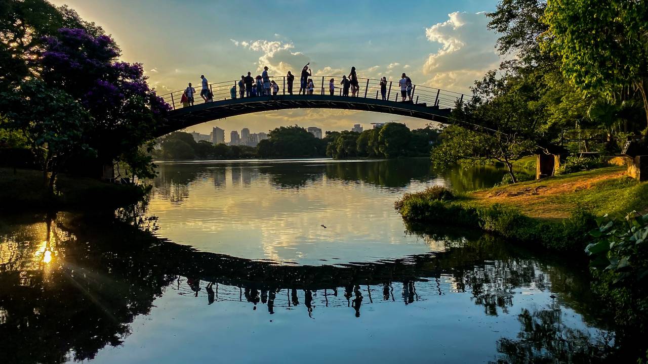 Parque do Ibirapuera em São Paulo