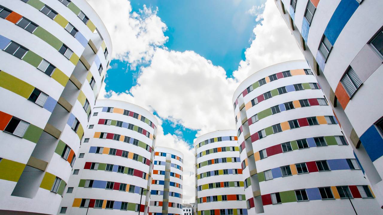 O vistoso Conjunto Habitacional Sabesp II, em Heliópolis