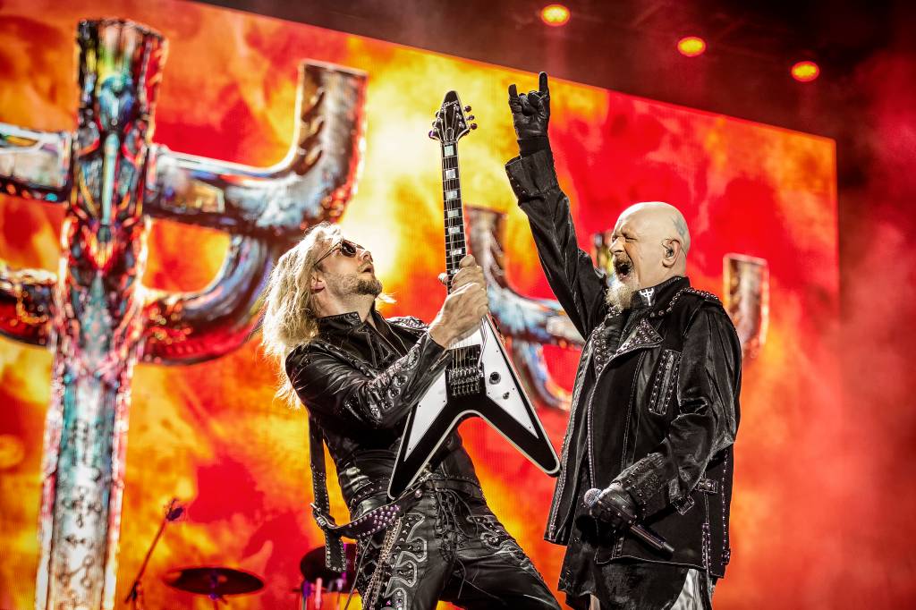 Judas Priest A banda de metal Judas Priest: show no Monsters of Rock