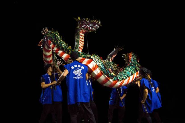 Nagasaki Jya Odori – Foto by @zezobauer – Salto 2018 – 01 Vivência da Dança do Dragão de Nagasaki na Japan House