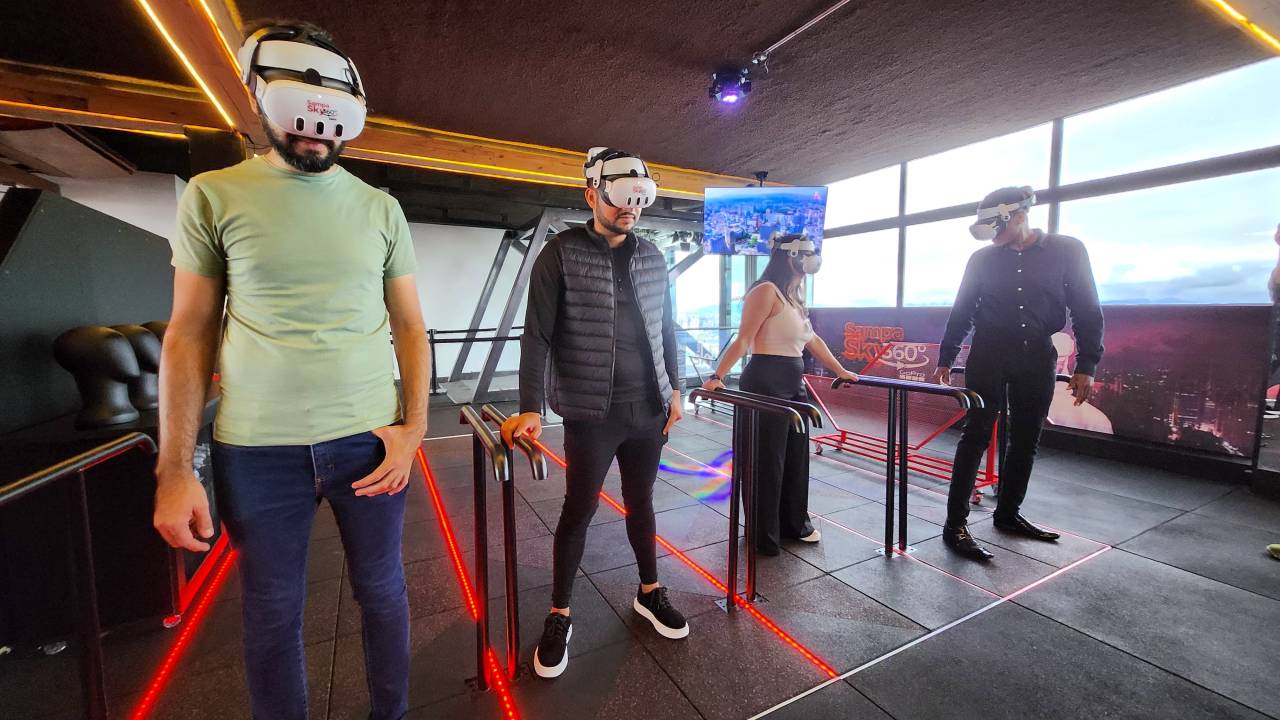 Realidade virtual é nova atração do Sampa Sky