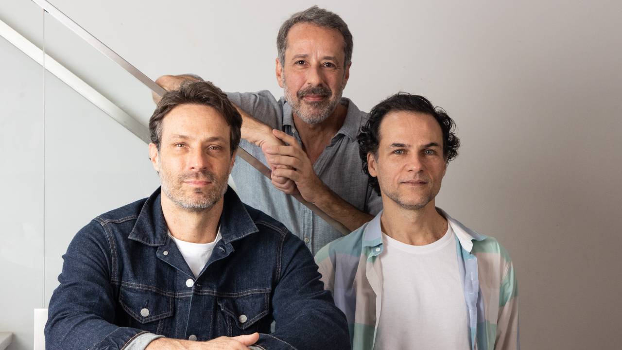 Fernando, Otávio e Marcos (a partir da esquerda)