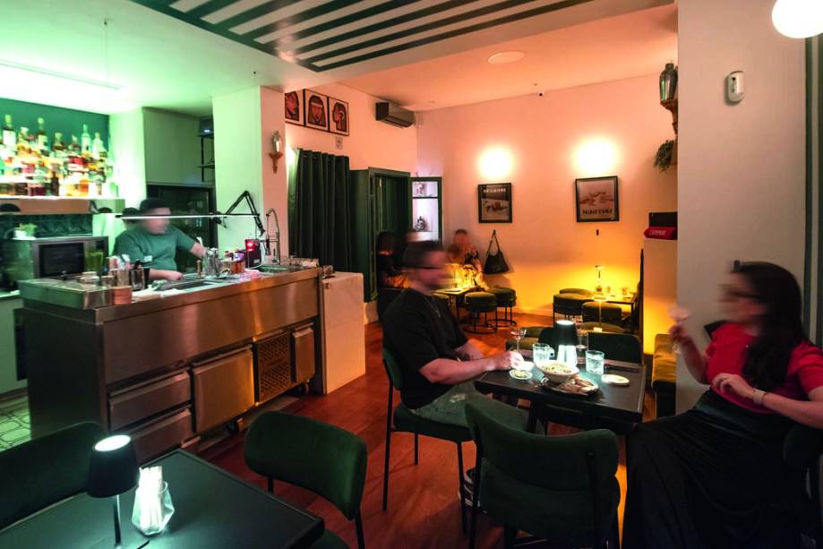 The Door Hideout: o salão do endereço de coquetelaria de fachada discreta