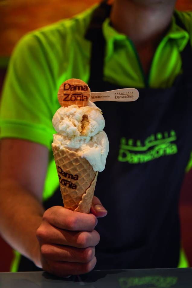 Gelateria Damazônia: sabores como o marajó e o musse de cupuaçu Gelateria Damazônia: sabores como o marajó e o musse de cupuaçu
