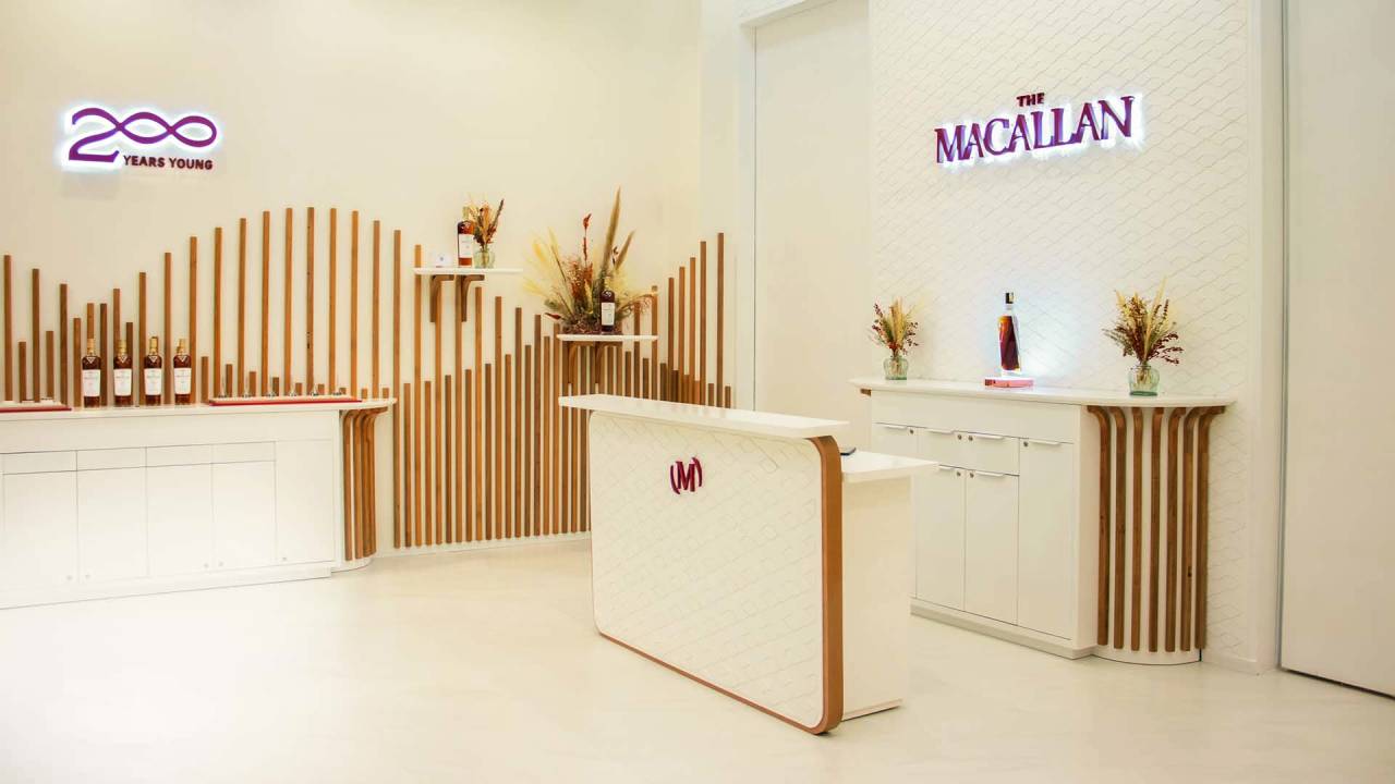 Loja pop-up do uísque The Macallan, aberta em outubro no JK Iguatemi