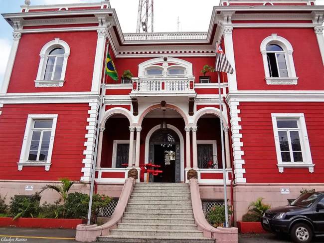 Fachada do Centro de Memória do Corpo de Bombeiros.