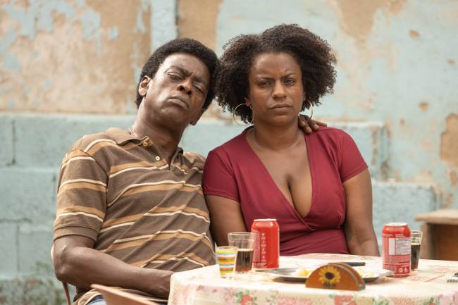 ANNA MUYLAERT FILME Crédito Aline Arruda Divulgação Seu Jorge e Shirley Cruz em 'A Melhor Mãe do Mundo'