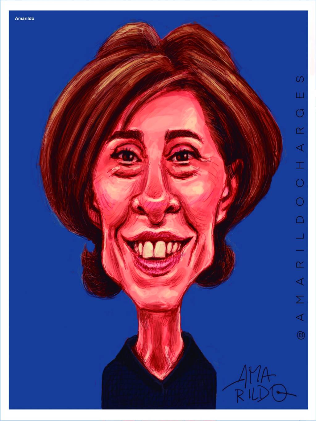 Caricaturas de Fernanda Torres ganham exposição no Shopping D