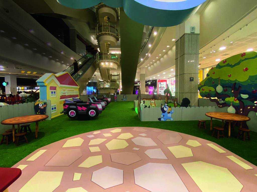 Arena Bluey diverte crianças no Bourbon Shopping até o dia 16