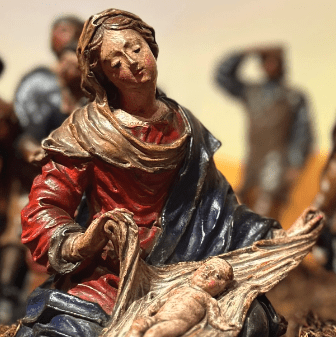 Peça de arte sacra ilustrativa