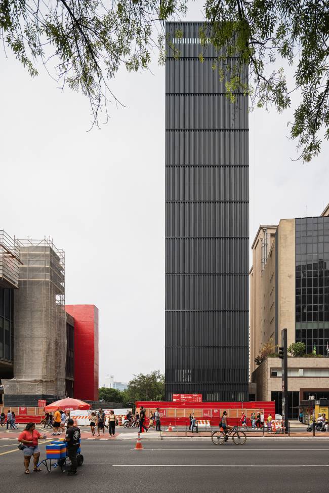 Fachada do novo prédio do Masp