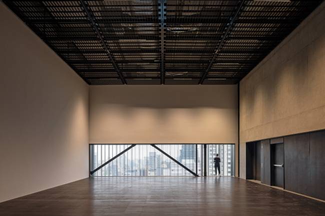 Sala multiúso no 9° andar do novo prédio do Masp