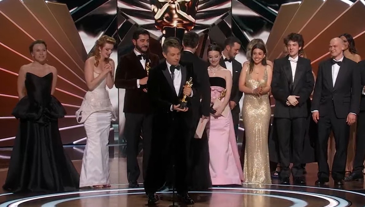 Sean Baker e equipe de 'Anora', vencedor de melhor filme no Oscar