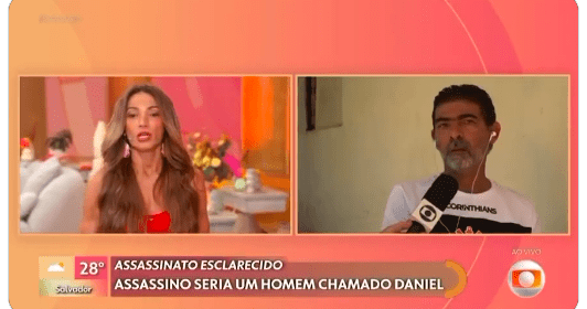 Patrícia Poeta no Encontro com pai de Vitória