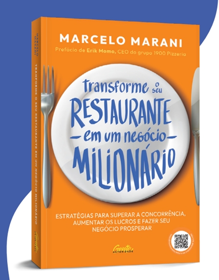 Capa do livro de cor laranja