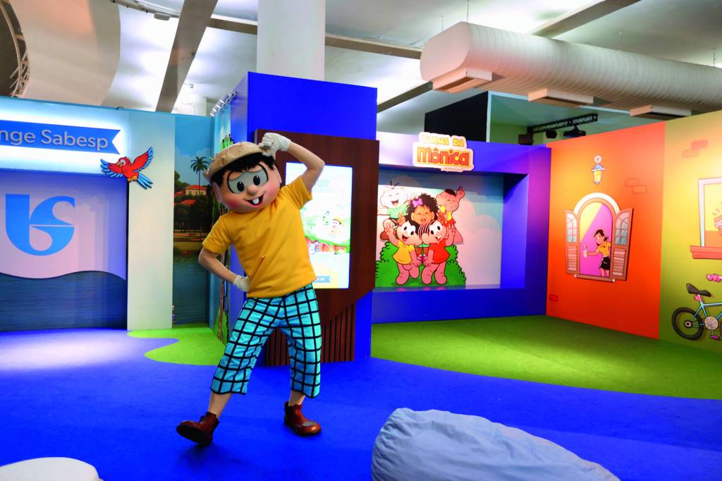 Exposição do Chico Bento ensina sobre água, saneamento e meio ambiente