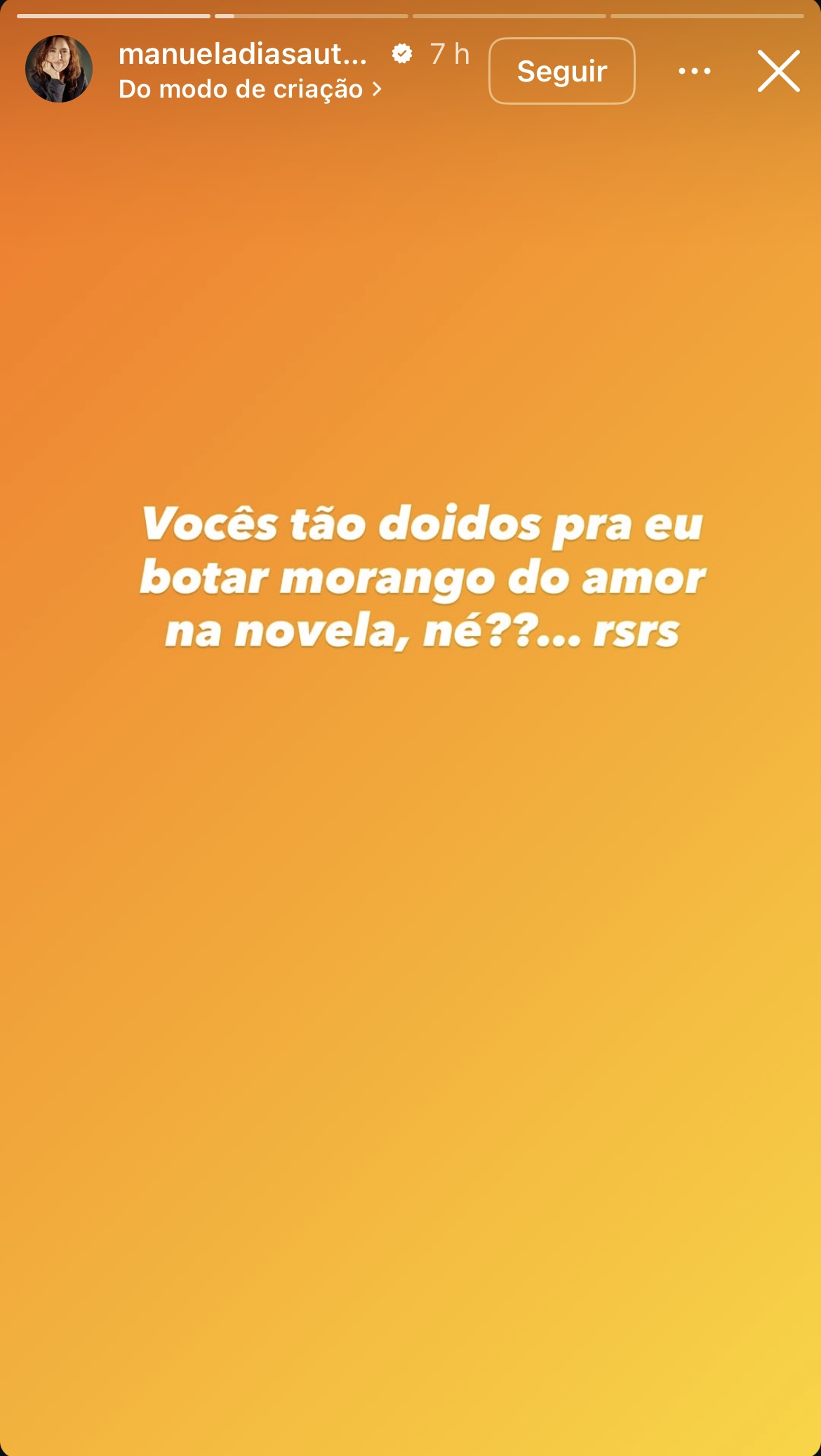 Manuela Dias fala do 