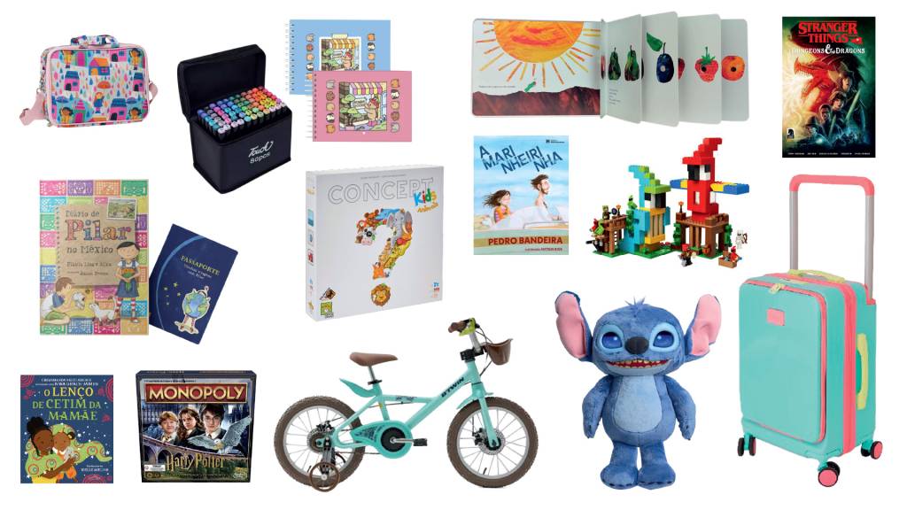 Itens para as crianças aproveitarem as férias