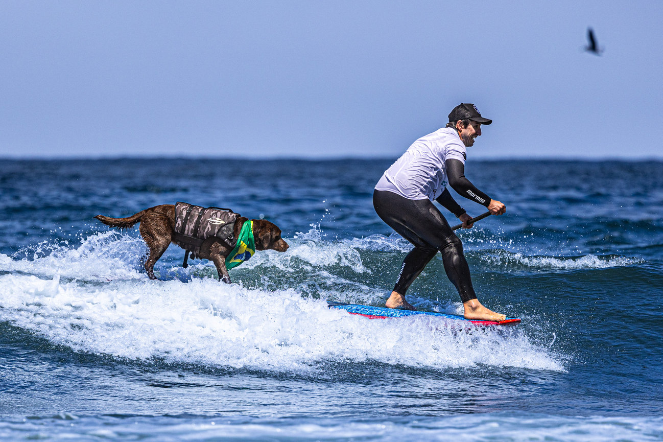Cacau e seu instrutor Ivan