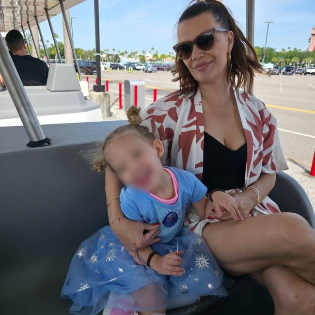 Natália e sua filha Manoella