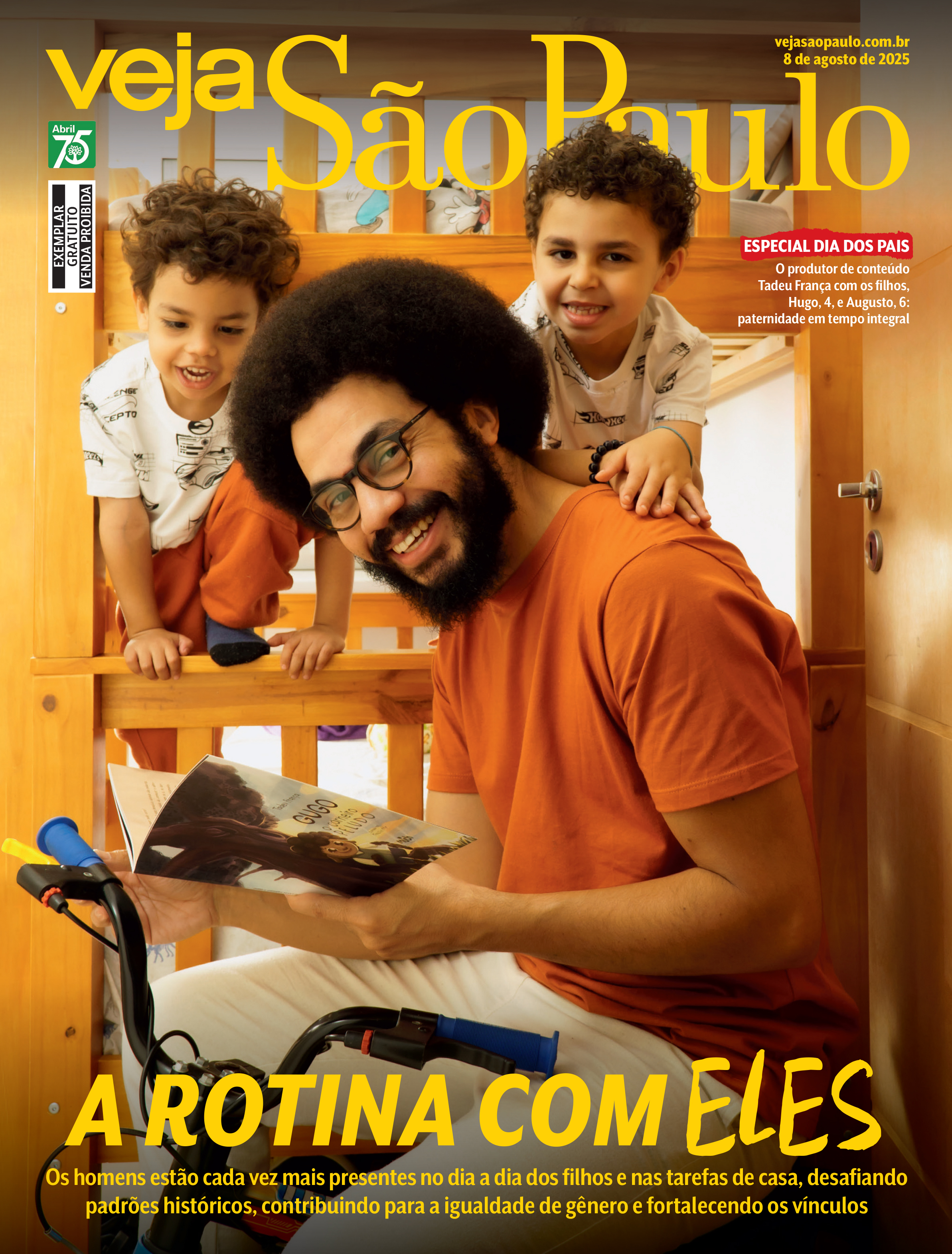 Eles não “ajudam”: pais mostram que o cuidado também é tarefa masculina