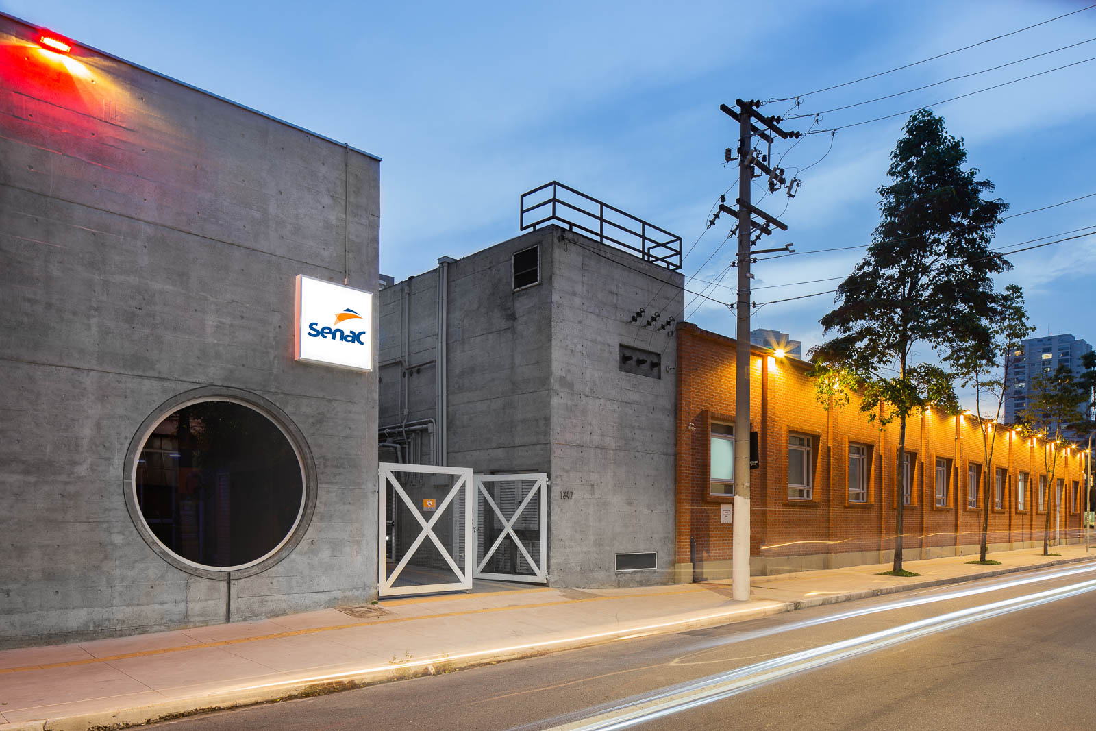 Fachada da Unidade Senac Lapa Faustolo