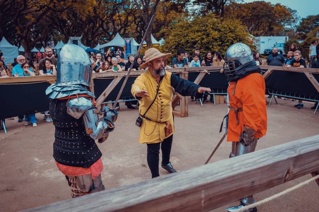 Ibirapuera recebe festival de combates medievais no fim de semana