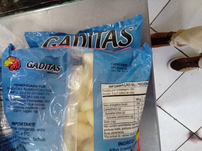 Jandira – EMEB Monteiro Lobato – Alho Congelado com prazo vencido (2) Jandira - EMEB Monteiro Lobato - Alho Congelado com prazo vencido (2).