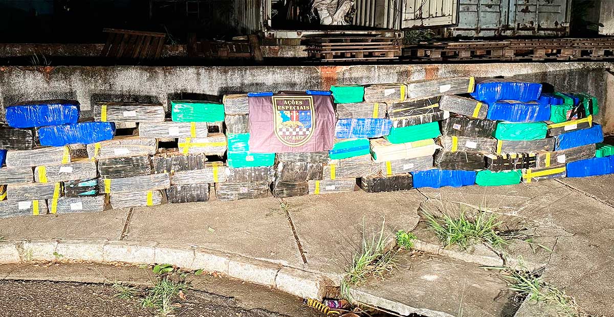 Polícia apreende 1,3 tonelada de maconha e prende homem em Boituva