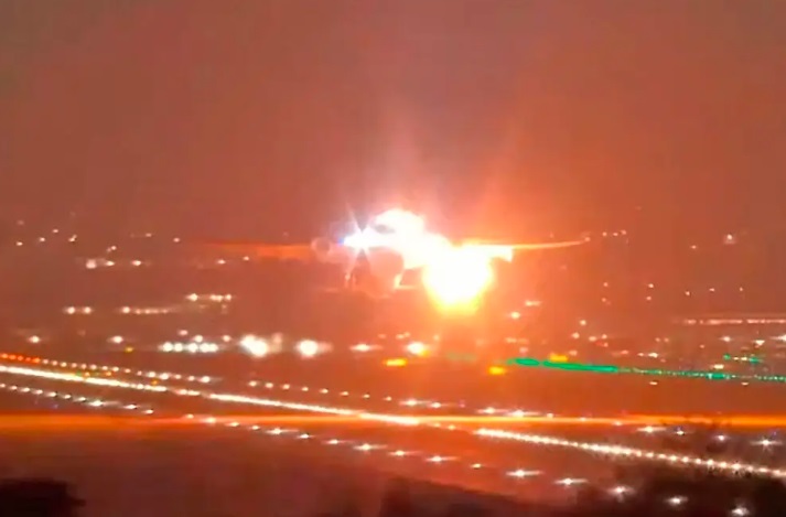 Turbina de avião explode após decolar de Guarulhos e obriga pouso de emergência