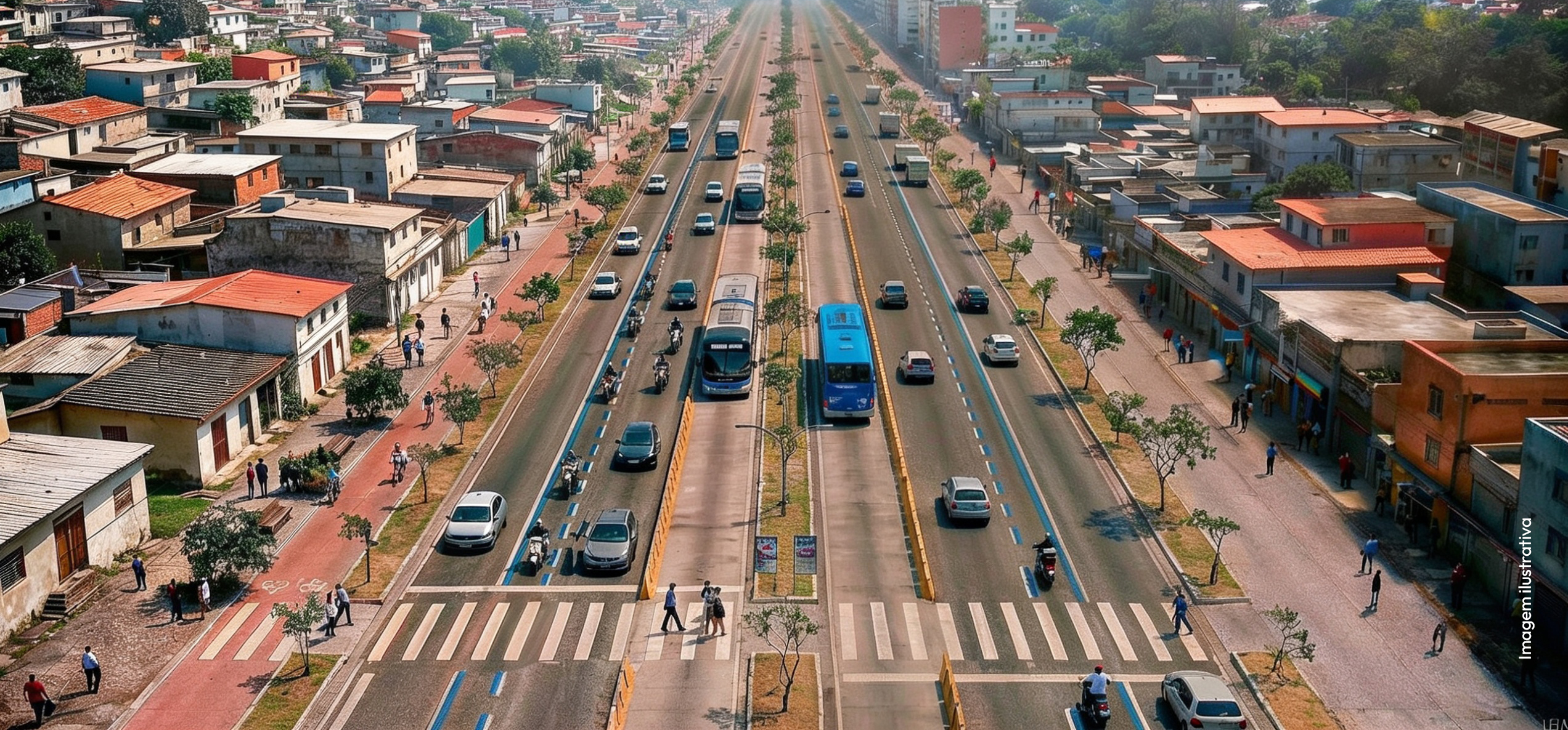 Fios enterrados, corredor de ônibus e ciclovia: confira o projeto da Nova M’Boi Mirim