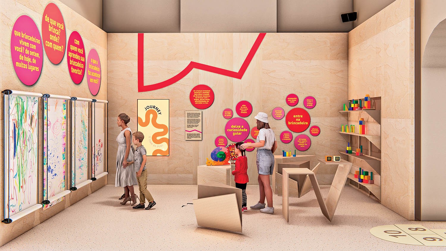 Exposição sobre primeira infância estreia com experiências interativas