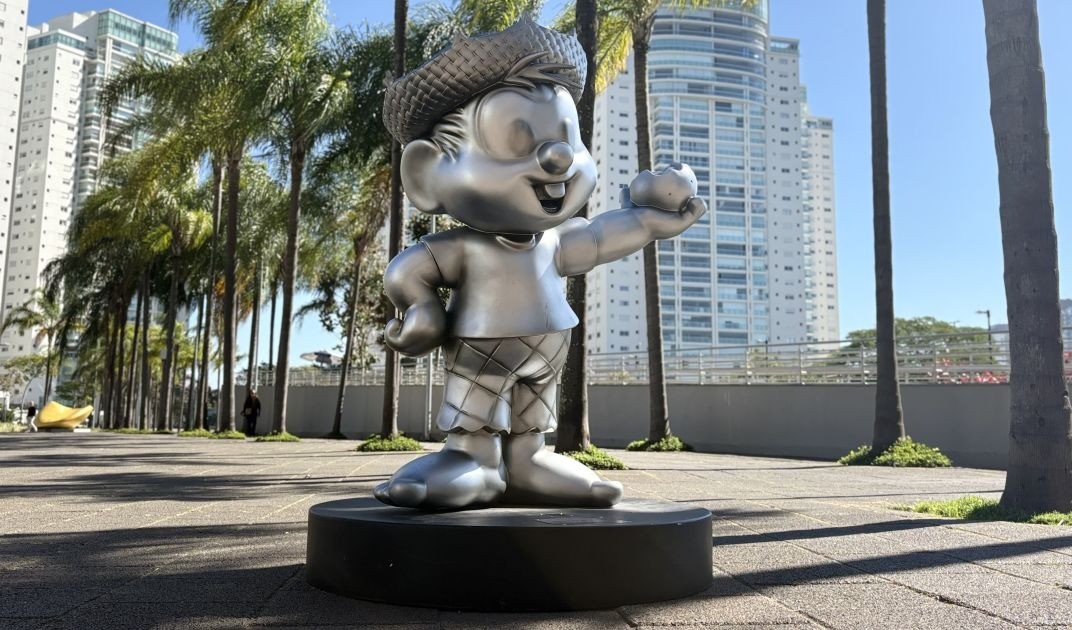 Esculturas da Turma da Mônica ficam em São Paulo até 24 de agosto